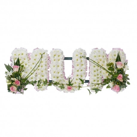 Letter/Worded Funeral Tributes