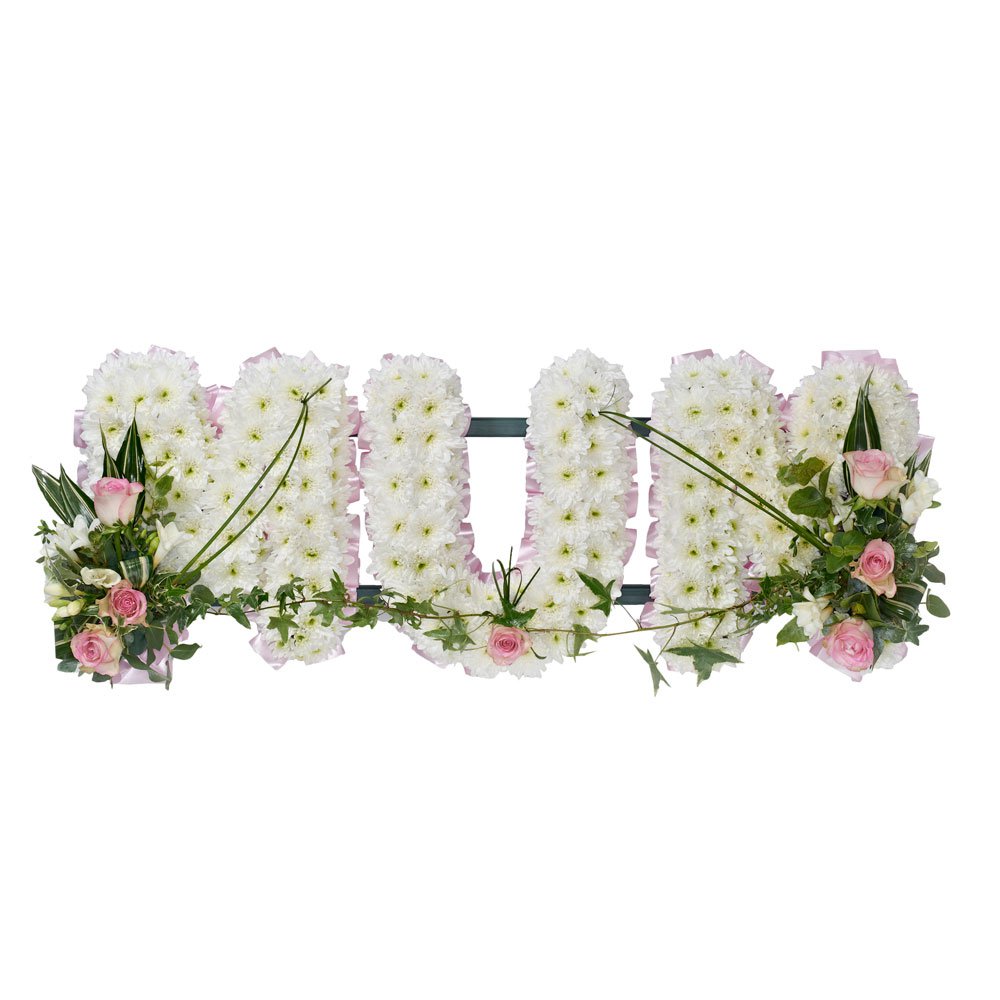 Letter/Worded Funeral Tributes
